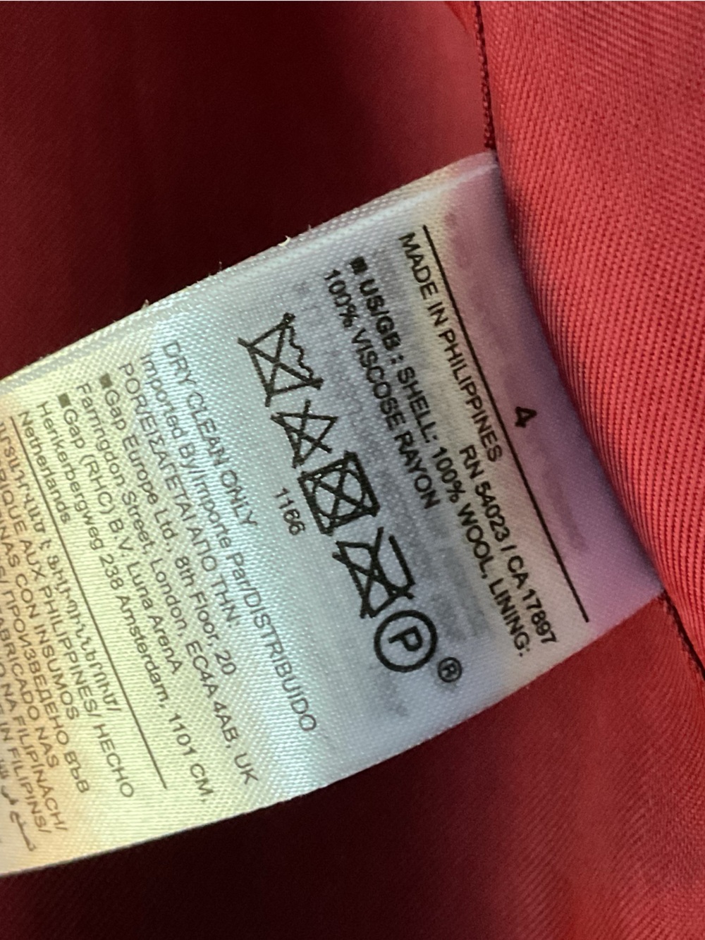 Lido Sculpted Italian Wool Blazer, New with tags, 4 - Picture 8 of 9
